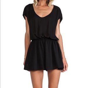 Black rowdy romper XS